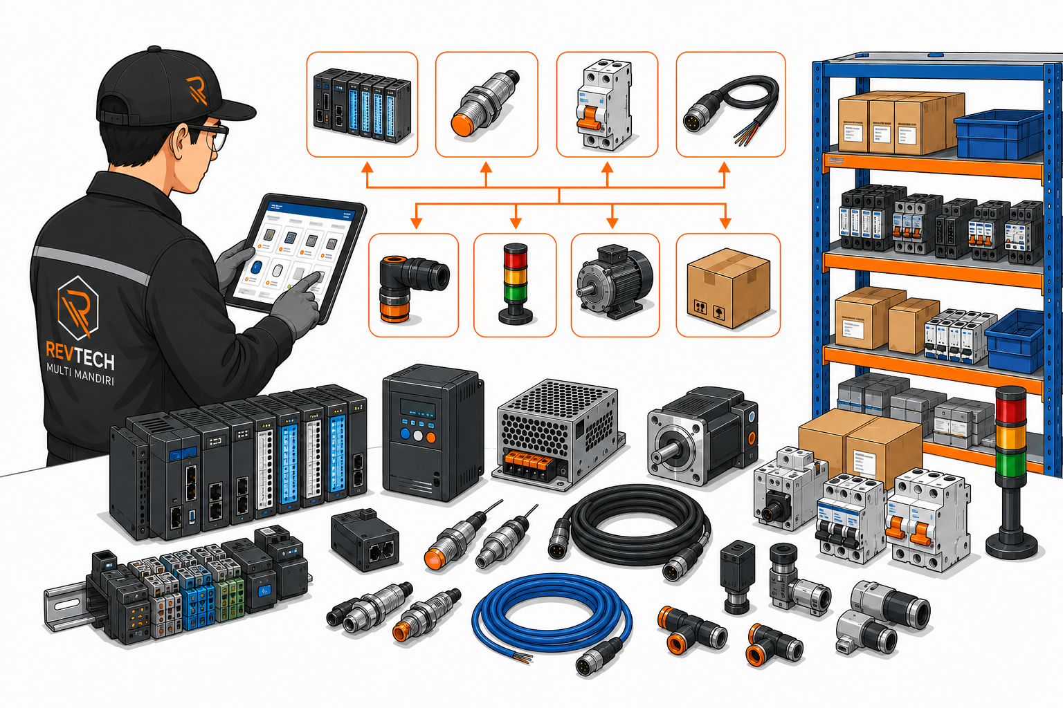 Industrial component trading